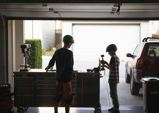 Retractable Garage Door Screens Insect Screen or Storm Protection